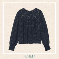 Mayoral: Youth Girls Navy Blouse, CoCo & KaBri Children's Boutique, Brooks Alberta Canada
