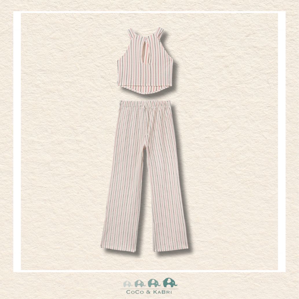 Back view of Mayoral youth girls coral set showing high-quality tailoring and relaxed style | Canada