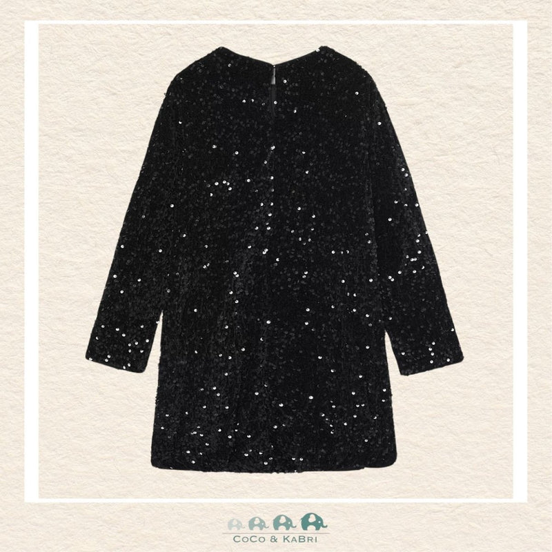 Mayoral: Youth Girls Velvet Sequin Dress - Black, CoCo & KaBri Children's Boutique, Brooks Alberta Canada