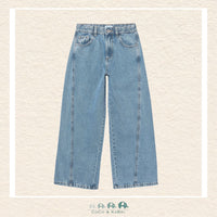 Mayoral Youth Girls Wide Leg Denim jeans in authentic 100% premium cotton, sizes 8-18 | Canada