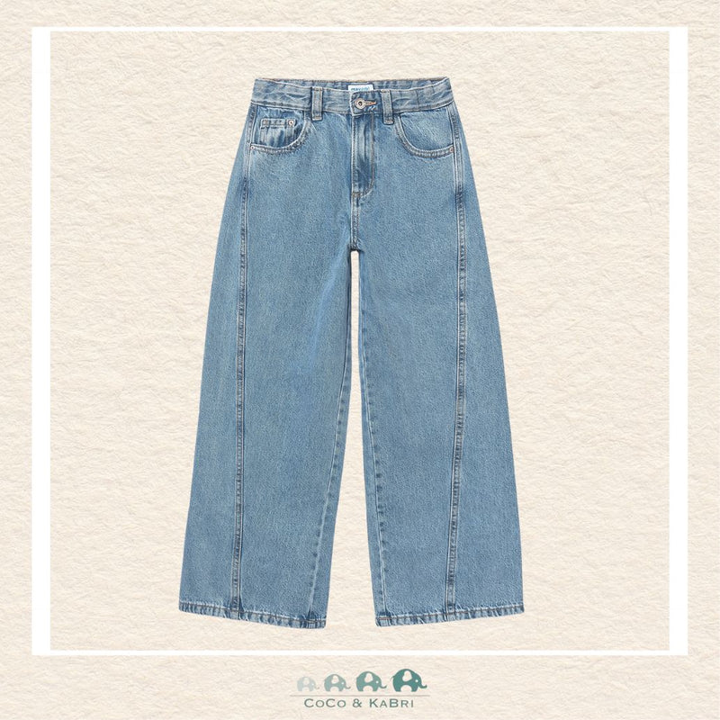 Mayoral Youth Girls Wide Leg Denim jeans in authentic 100% premium cotton, sizes 8-18 | Canada