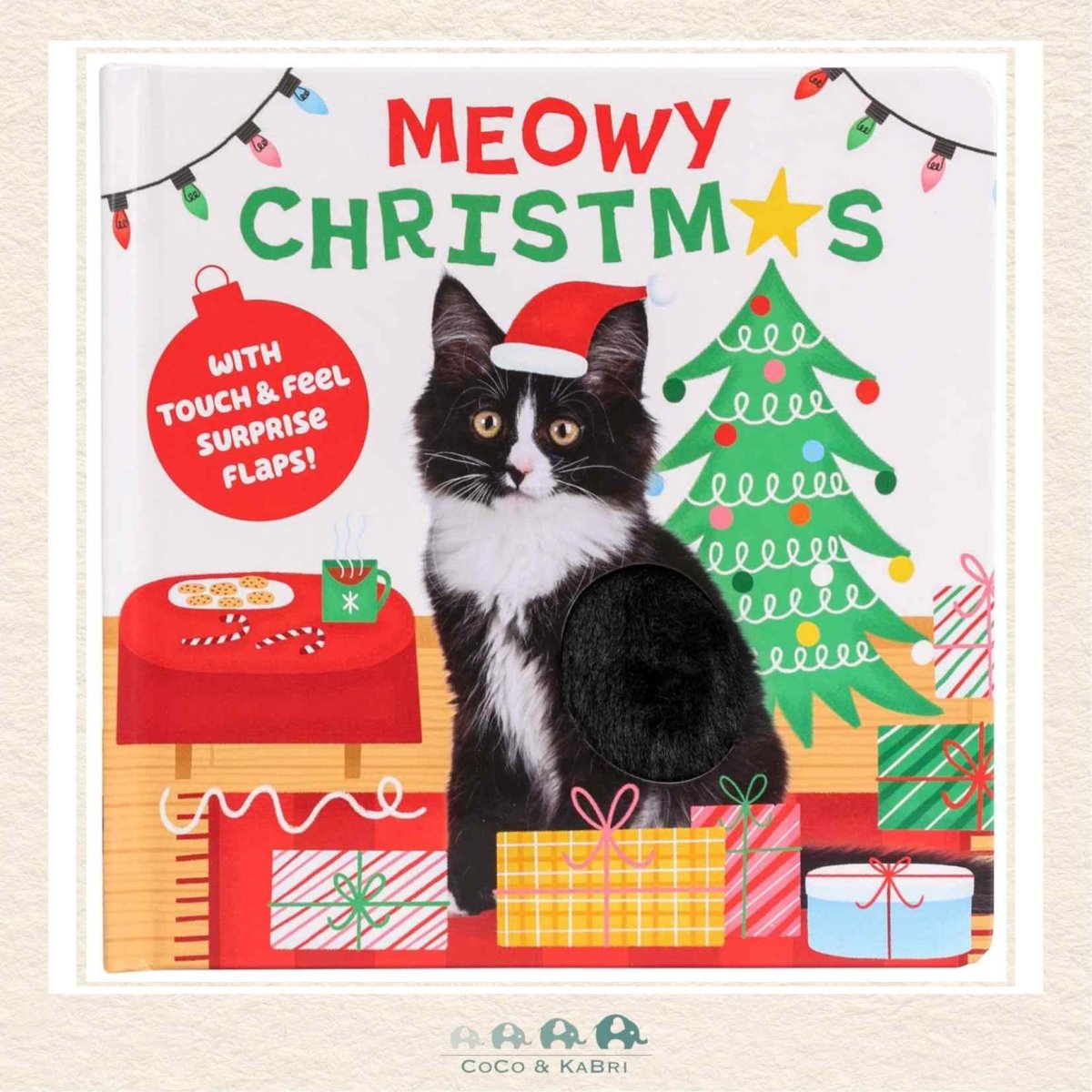 Meowy Christmas with Touch and Feel Surprise Flaps!, CoCo & KaBri Children's Boutique, Brooks Alberta Canada