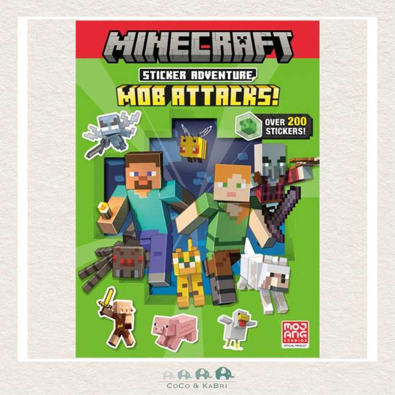 Minecraft Sticker Adventure: Mob Attacks! (Minecraft), CoCo & KaBri Children's Boutique