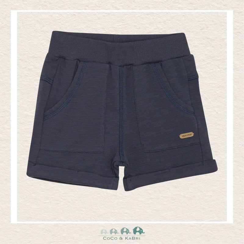 Minymo: Baby Boy Blue Sweat Shorts, CoCo & KaBri Children's Boutique