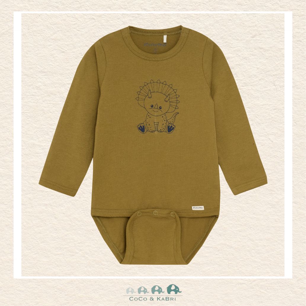 Minymo: Baby Boy Dinosaur Diaper Shirt, CoCo & KaBri Children's Boutique