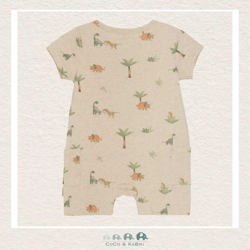 Minymo: Baby Boy Light Beige Romper, CoCo & KaBri Children's Boutique