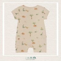Minymo: Baby Boy Light Beige Romper, CoCo & KaBri Children's Boutique