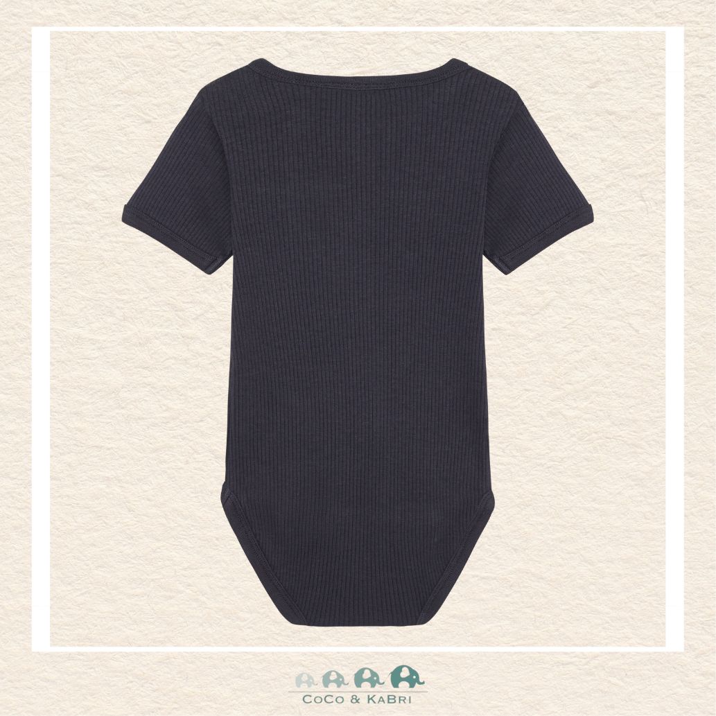 Minymo: Baby Boy Ribbed Blue, CoCo & KaBri Children's Boutique, Brooks Alberta Canada