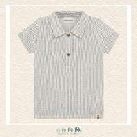 Minymo: Baby Boy Vertical Stripe Shirt, CoCo & KaBri Children's Boutique, Brooks Alberta Canada