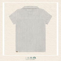 Minymo: Baby Boy Vertical Stripe Shirt, CoCo & KaBri Children's Boutique, Brooks Alberta Canada