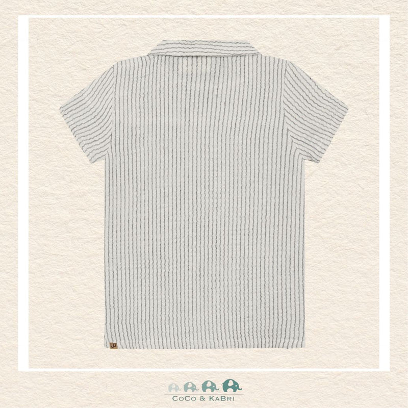 Minymo: Baby Boy Vertical Stripe Shirt, CoCo & KaBri Children's Boutique, Brooks Alberta Canada