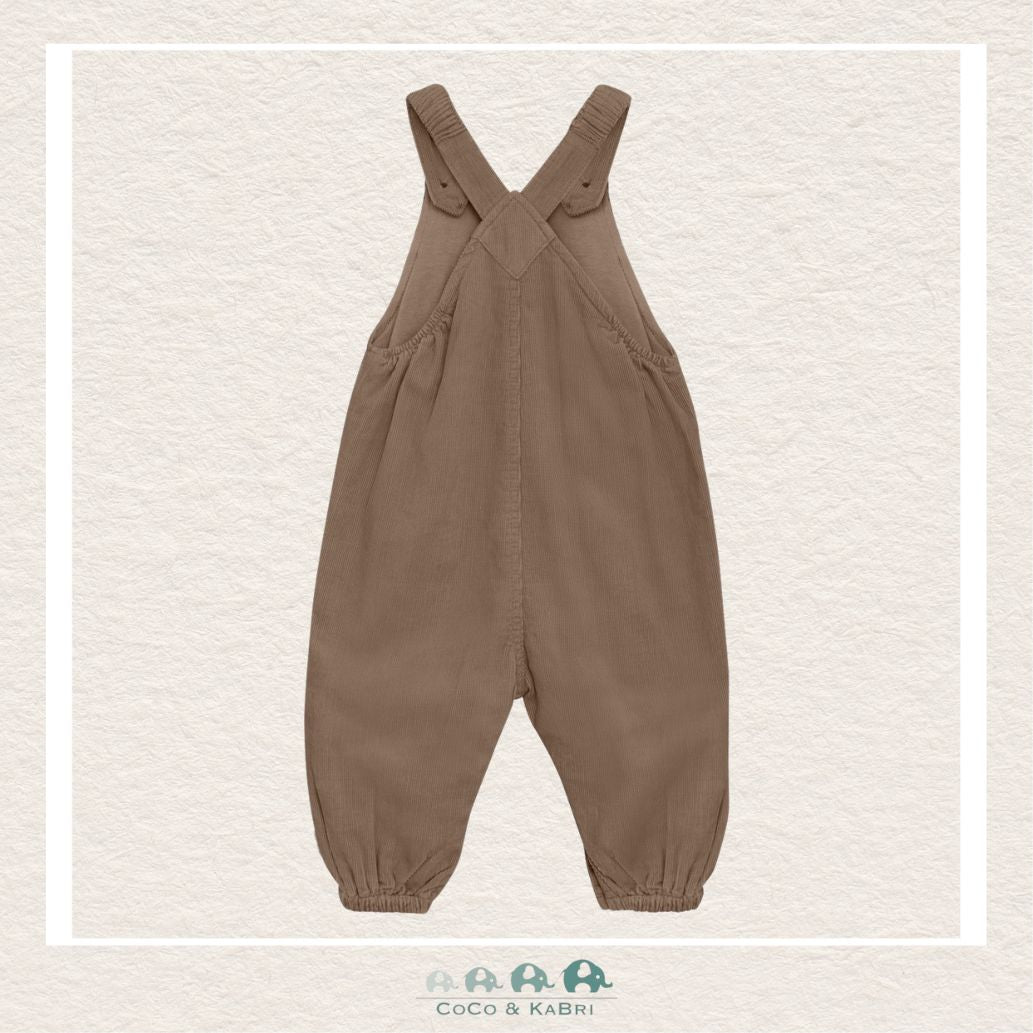 Minymo: Baby Girl Brown Corduroy Overalls, CoCo & KaBri Children's Boutique