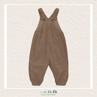 Minymo: Baby Girl Brown Corduroy Overalls, CoCo & KaBri Children's Boutique
