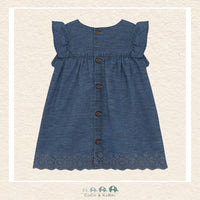 Minymo: Baby Girl Chambray Dress, CoCo & KaBri Children's Boutique, Brooks Alberta Canada