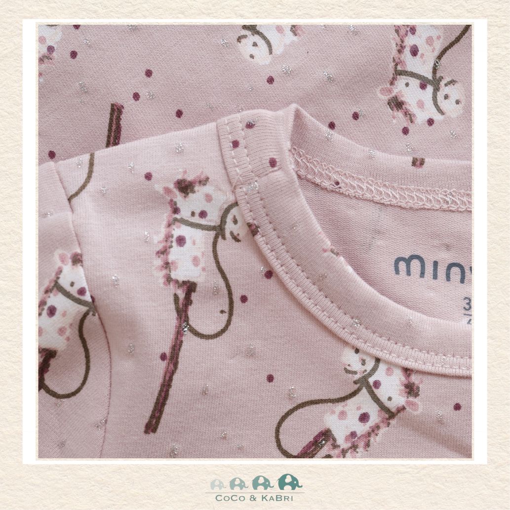 Minymo: Baby Girl Diaper Shirt - Hobby Horse, CoCo & KaBri Children's Boutique