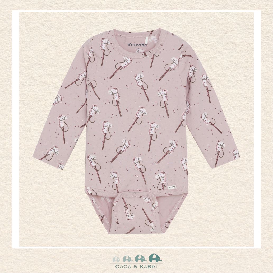 Minymo: Baby Girl Diaper Shirt - Hobby Horse, CoCo & KaBri Children's Boutique