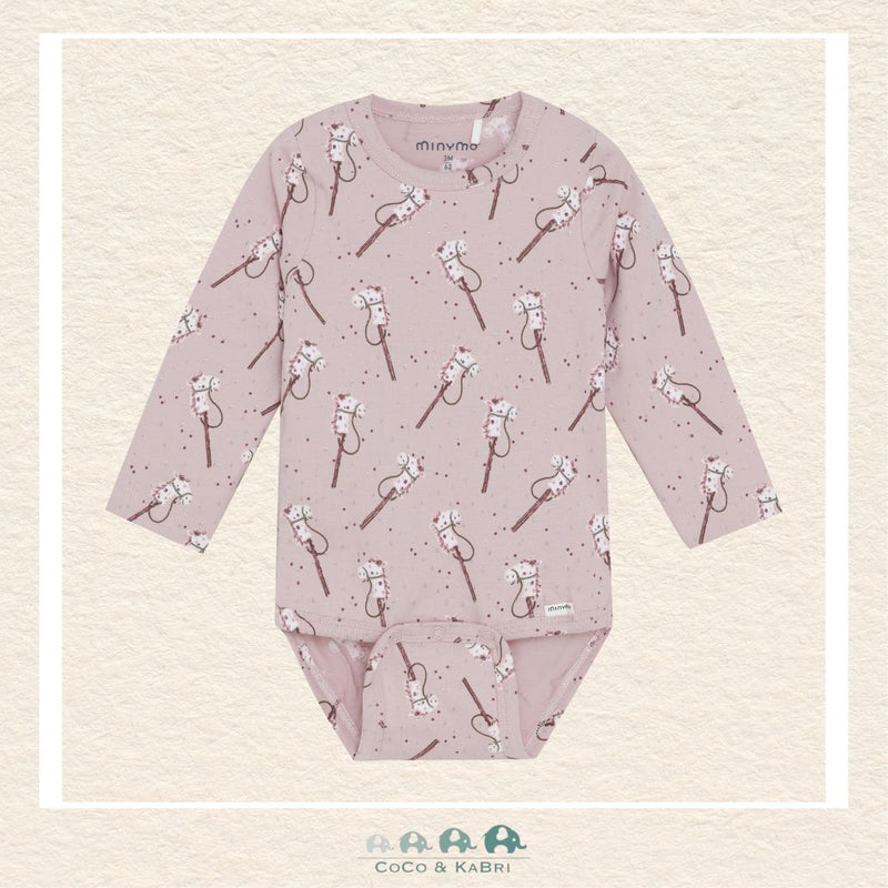 Minymo: Baby Girl Diaper Shirt - Hobby Horse, CoCo & KaBri Children's Boutique