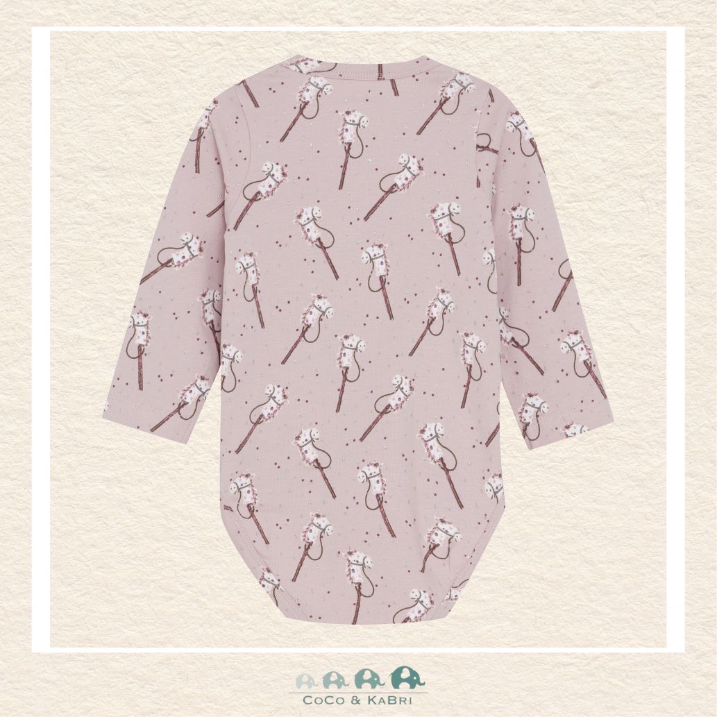 Minymo: Baby Girl Diaper Shirt - Hobby Horse, CoCo & KaBri Children's Boutique