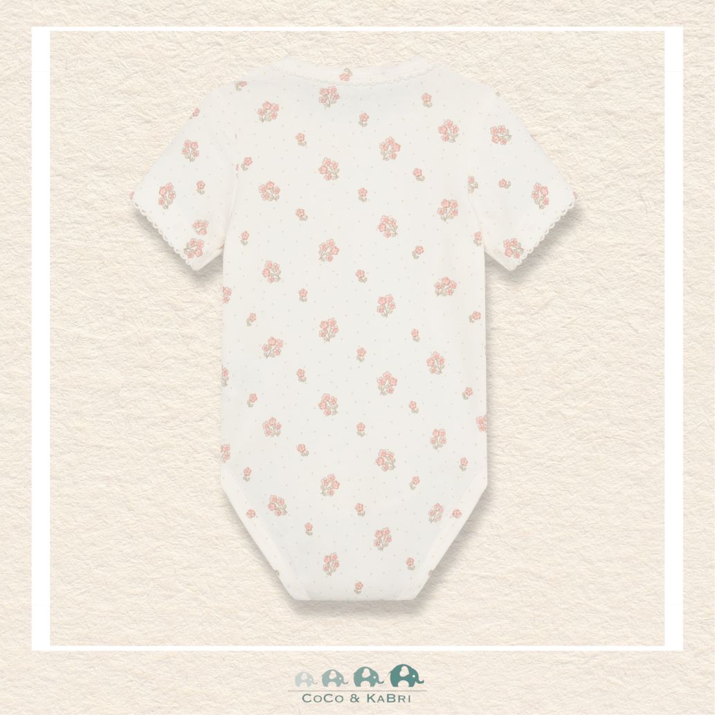 Minymo: Baby Girl Diaper Shirt - Small Florals, CoCo & KaBri Children's Boutique, Brooks Alberta Canada