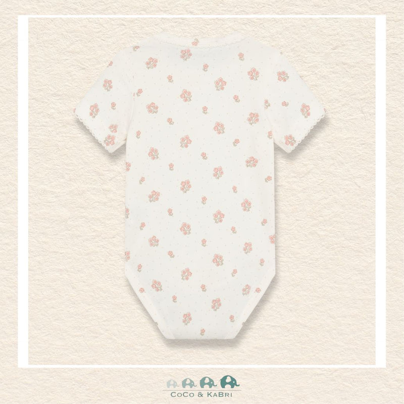 Minymo: Baby Girl Diaper Shirt - Small Florals, CoCo & KaBri Children's Boutique