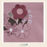Minymo: Baby Girl Floral Diaper Shirt, CoCo & KaBri Children's Boutique