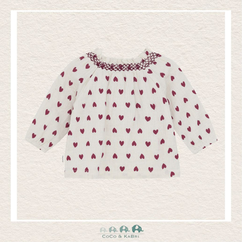 Minymo: Baby Girl Heart Blouse, CoCo & KaBri Children's Boutique