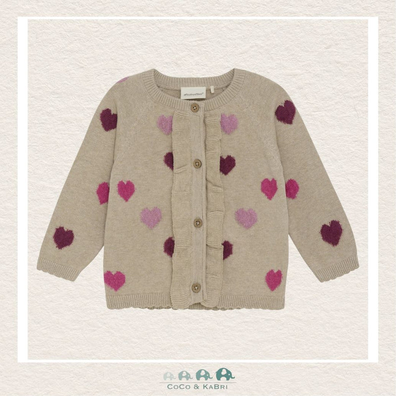 Minymo: Baby Girl Heart Cardigan, CoCo & KaBri Children's Boutique
