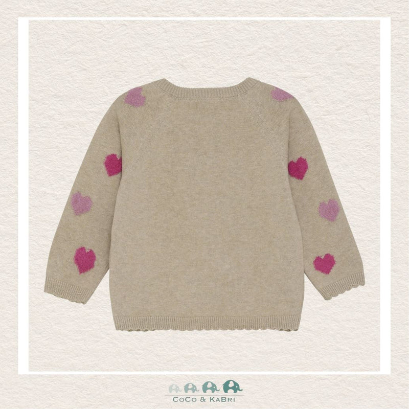 Minymo: Baby Girl Heart Cardigan, CoCo & KaBri Children's Boutique