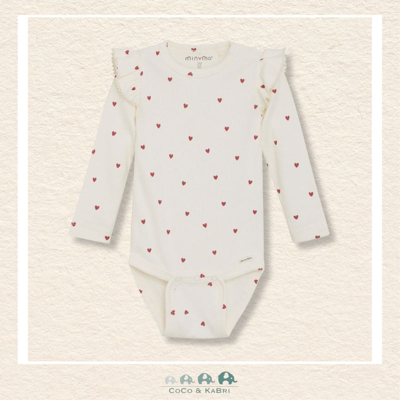 Minymo: Baby Girl Heart Diaper Shirt, CoCo & KaBri Children's Boutique