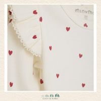 Minymo: Baby Girl Heart Diaper Shirt, CoCo & KaBri Children's Boutique