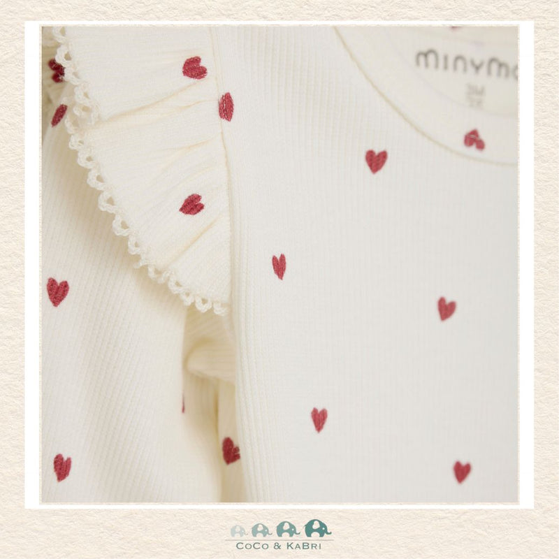 Minymo: Baby Girl Heart Diaper Shirt, CoCo & KaBri Children's Boutique