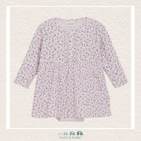 Minymo: Baby Girl Light Purple Floral Dress, CoCo & KaBri Children's Boutique