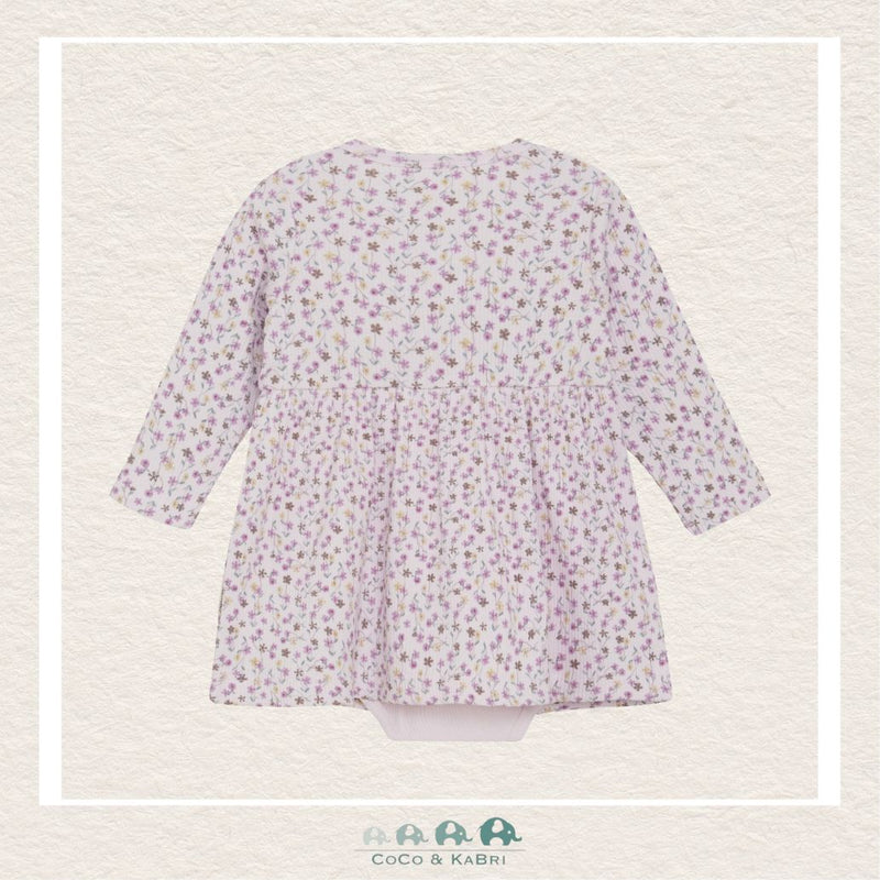 Minymo: Baby Girl Light Purple Floral Dress, CoCo & KaBri Children's Boutique