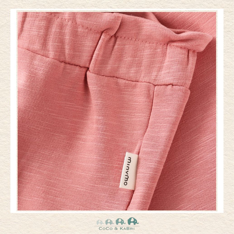 Minymo: Baby Girl Peach Sweatpants, CoCo & KaBri Children's Boutique, Brooks Alberta Canada
