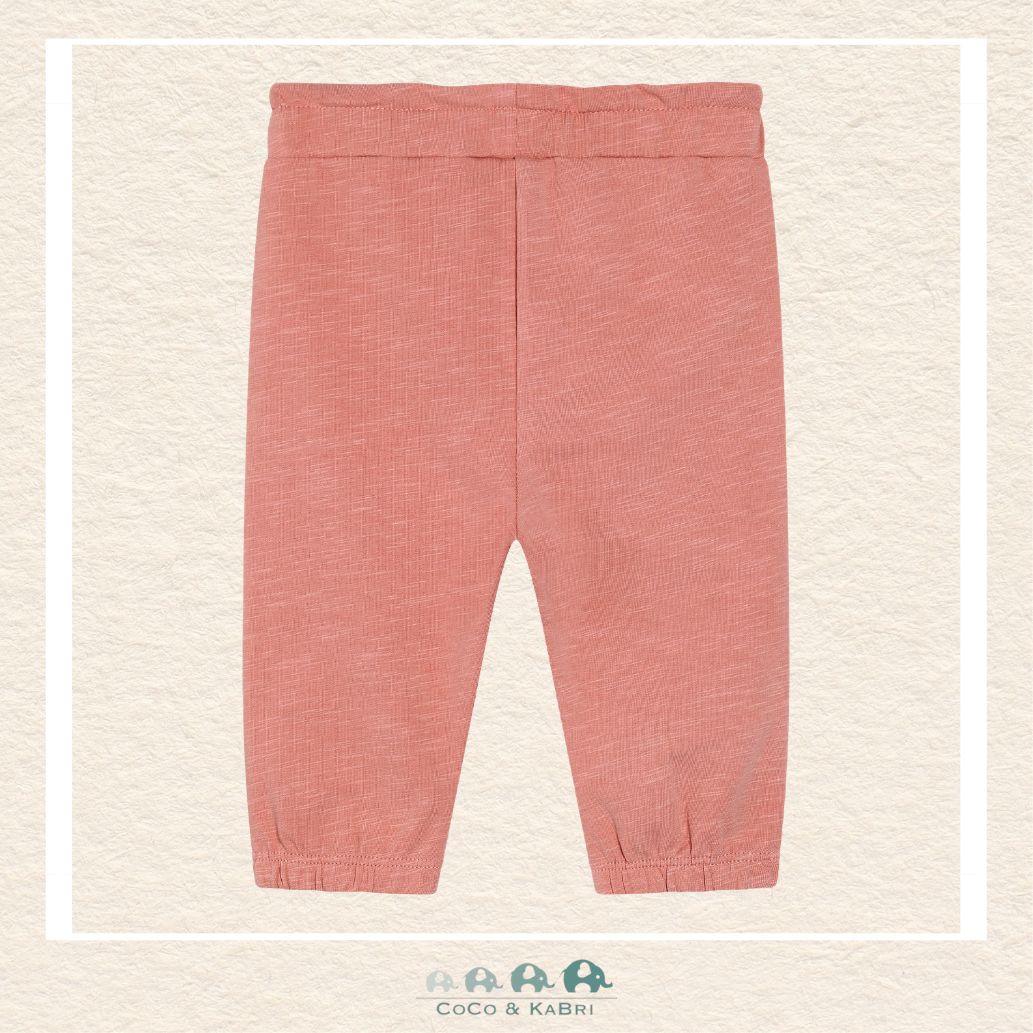Minymo: Baby Girl Peach Sweatpants, CoCo & KaBri Children's Boutique, Brooks Alberta Canada
