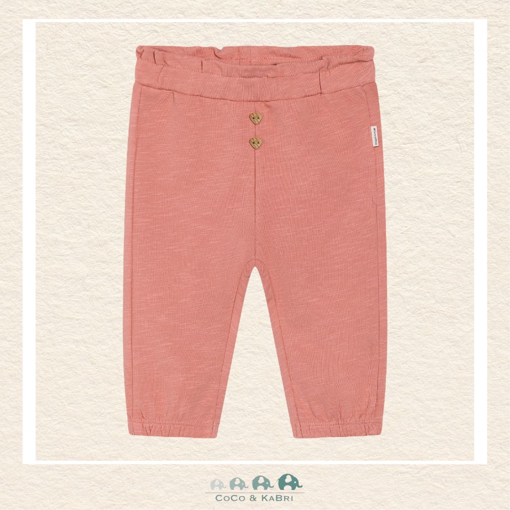 Minymo: Baby Girl Peach Sweatpants, CoCo & KaBri Children's Boutique, Brooks Alberta Canada