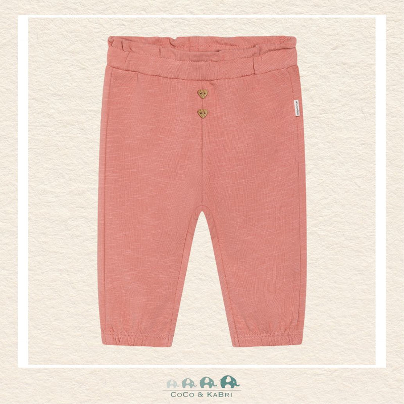 Minymo: Baby Girl Peach Sweatpants, CoCo & KaBri Children's Boutique, Brooks Alberta Canada