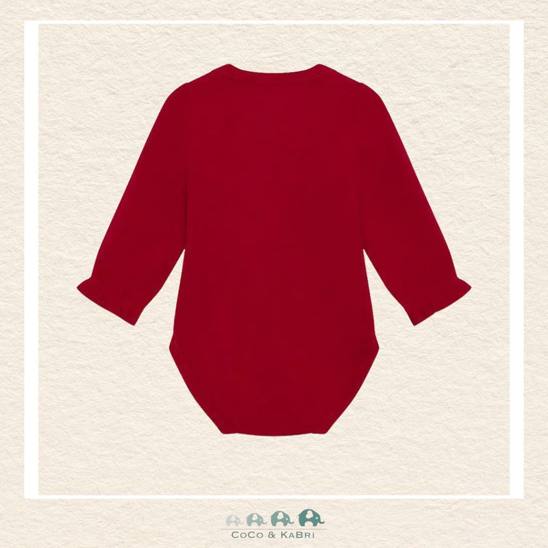 Minymo: Baby Girl Red Diaper Shirt, CoCo & KaBri Children's Boutique, Brooks Alberta Canada