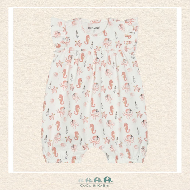 Minymo Baby Girl Seahorse Romper, CoCo & KaBri Children's Boutique, Brooks Alberta Canada