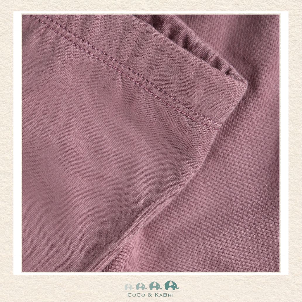Detailed close-up of the loopback sweat fabric highlighting the mid-weight texture and high-quality stitching that provides extra durability