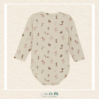 Minymo: Baby Girl Woodland Creatures Diaper Shirt, CoCo & KaBri Children's Boutique