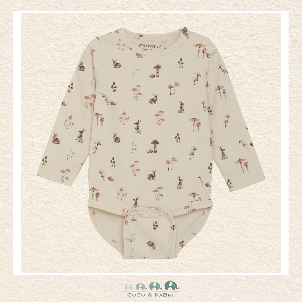 Minymo: Baby Girl Woodland Creatures Diaper Shirt, CoCo & KaBri Children's Boutique