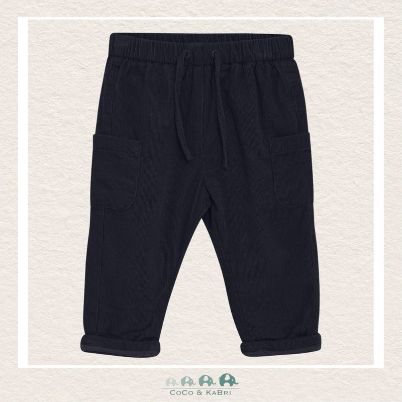 Minymo: Baby Navy Corduroy Pants, CoCo & KaBri Children's Boutique