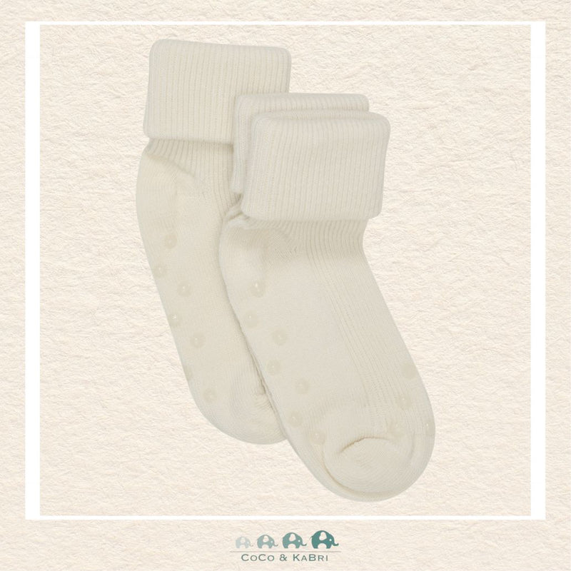 Minymo: Baby Ribbed Socks (Set of 2 ) - Off White, CoCo & KaBri Children's Boutique
