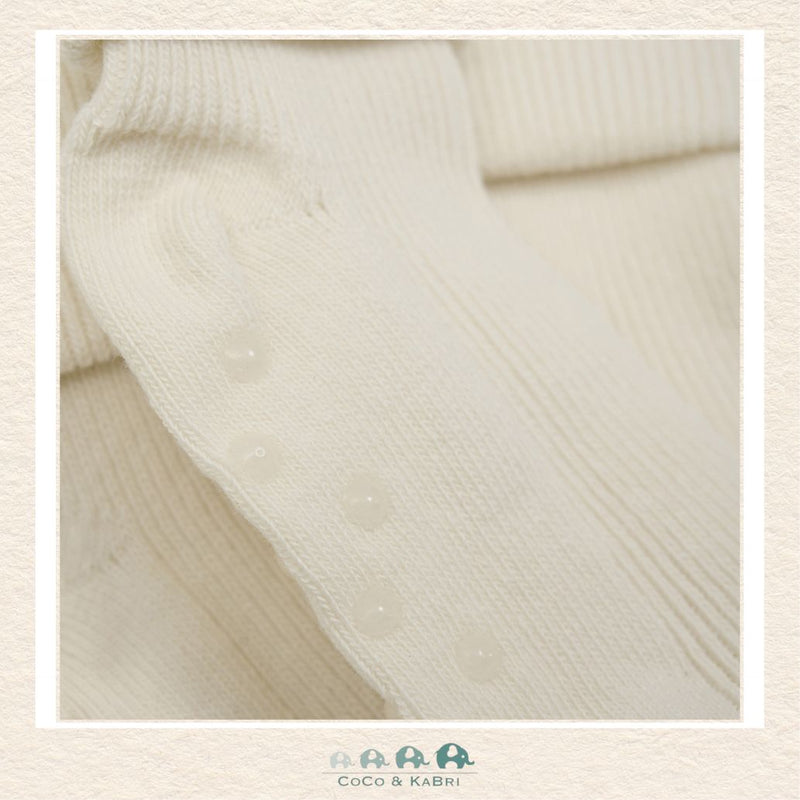 Minymo: Baby Ribbed Socks (Set of 2 ) - Off White, CoCo & KaBri Children's Boutique