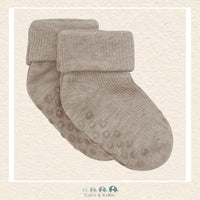 Minymo: Baby Ribbed Socks (Set of 2) – Silver Mink, CoCo & KaBri Children's Boutique