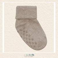 Minymo: Baby Ribbed Socks (Set of 2) – Silver Mink, CoCo & KaBri Children's Boutique