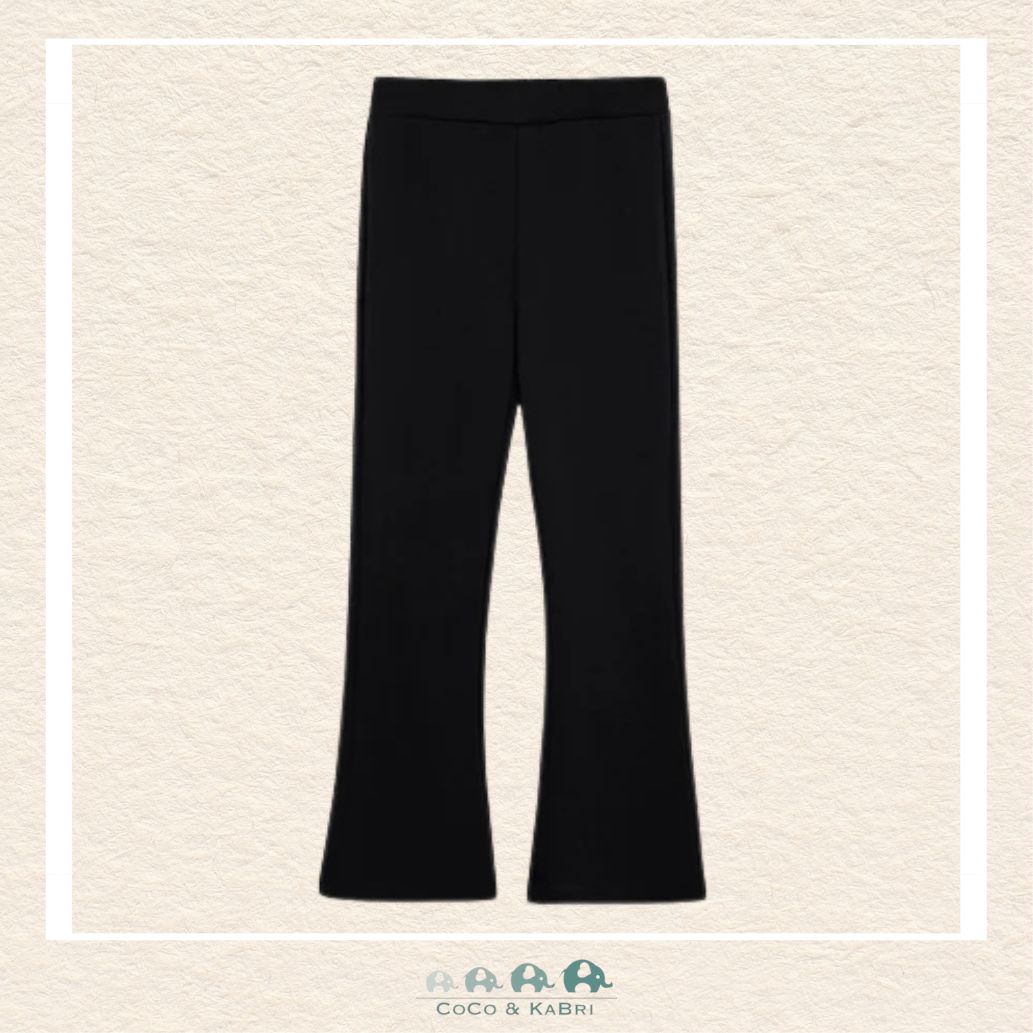 Minymo: Black Flared Leggings, CoCo & KaBri Children's Boutique