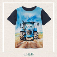 Minymo: Blue Nights Tractor Shirt, CoCo & KaBri Children's Boutique