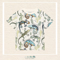 Minymo: Boys Chameleon Tshirt, CoCo & KaBri Children's Boutique, Brooks Alberta Canada
